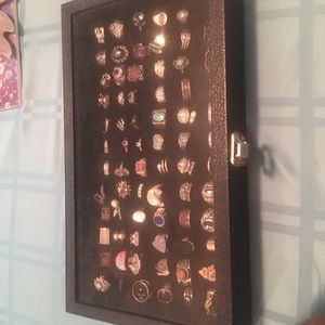 Sterling silver assorted rings for sale